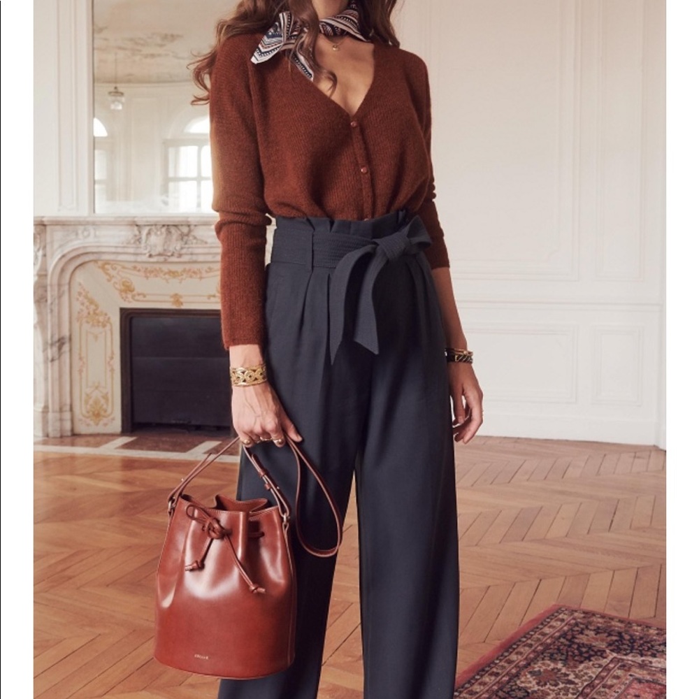Sezane Barry Jumper in Burgundy